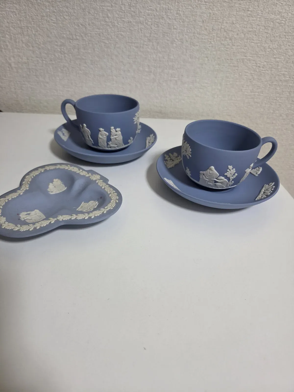 ウェッジウッド ジャスパーのカップ&ソーサー